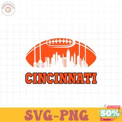 Cincinnati Bengals Football Skyline SVG Digital Download