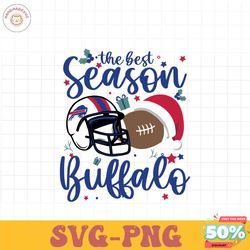 The Best Season Buffalo Christmas SVG Digital Download