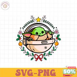 Baby Yoda Star Wars Christmas SVG