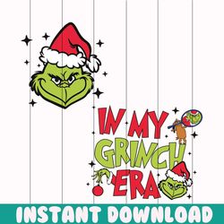 Retro In My Grinch Era Grinchmas SVG