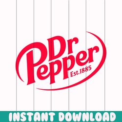 Retro Dr Pepper Logo SVG