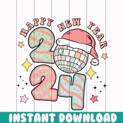 Retro New Year PNG Bundle | Happy New Year 2023 PNG, New Year PNG,
