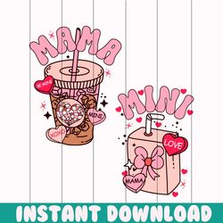 Mama Mini Valentine Coffee SVG