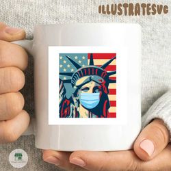 Miss Liberty Svg, Independence Svg, American Flag Svg, 4th Of July Svg, Liberty Svg, America Svg