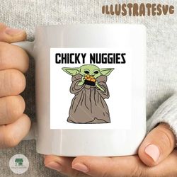 Baby Yoda Chicky Nuggies svg, Star Wars svg Digital Download
