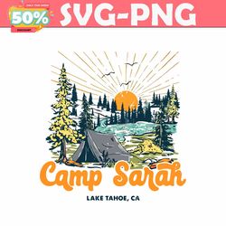 Vintage Camp Sarah Lake Tahoe PNG