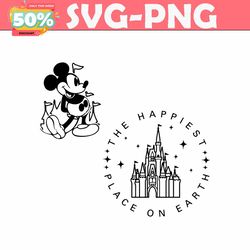 The Happiest Place One Earth Mickey Mouse SVG