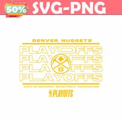 Denver Nuggets 2024 NBA Playoffs SVG