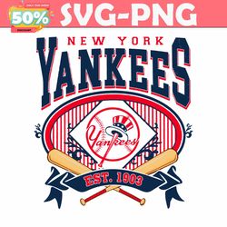 Vintage New York Yankees Est 1903 SVG