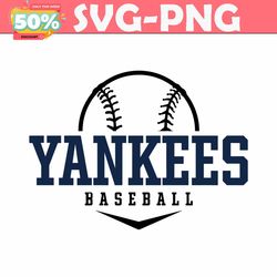 Retro Yankees Baseball MLB Team SVG