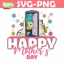 Happy Mothers Day Monster Mom SVG
