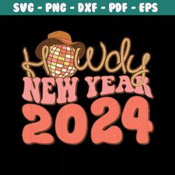 Happy New Year PNG2024 Sublimation Digital Design Bundle, Cheer New Year Sublimation Bundle, Digital Download, New Year