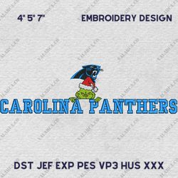 NFL Grinch Jackson Village Jaguars Embroidery Design, NFL Logo Embroidery Design, Instant Download
