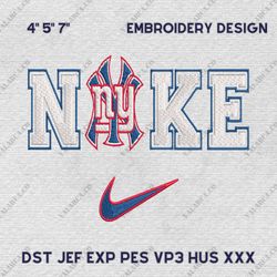NIKE NFL New York Giants, Logo Embroidery Design, NIKE NFL Logo Sport Embroidery Design, Famous Football Team