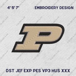 NCAA Purdue Boilermakers, NCAA Team Embroidery Design, NCAA College Embroidery Design, Logo Team Embroidery Design, Inst