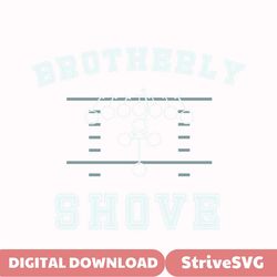 Retro Brotherly Shove Eagles SVG