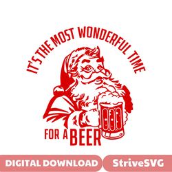 The Most Wonderful Time For A Beer SVG