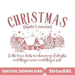 Christmas Taylor Version In The Town SVG Graphic Design File
