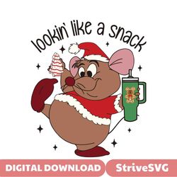 Lookin Like A Snack Gus Christmas Cake SVG Digital File