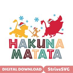 Hakuna Matata Animal Kingdom SVG
