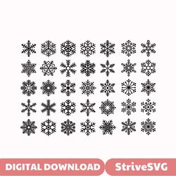Snowflake Svg, Flake Winter svg, Christmas svg, Winter svg, Christmas Snowflake svg, Snowflake clipart svg files for cri