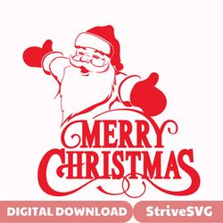Merry Christmas Santa Svg Christmas Svg Santa Svg Svg Files For Cricut Instant Download Christmas Shirt Svg Winter Svg