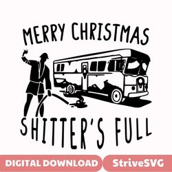 merry christmas shitters full svg, shitters full svg svg, merry christmas shitters full tshirt, christmas vacation svg