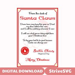 Santa cam letter, printable santa cam letter, Printable santa cam, santa letter pdf, santa mail, north pole letter, lett