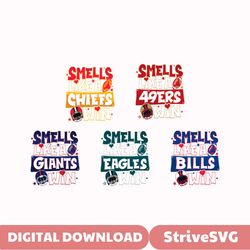 Smells Like NFL Team Win SVG Bundle