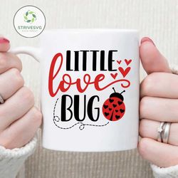 Little Love Bug PNG SVG, Cute Valentines svg