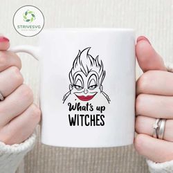What's Up Witches Ursula SVG, The Little Mermaid SVG, Disneyland Ears SVG, Vector in Svg Png Jpg Pdf format instant down