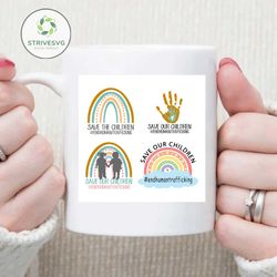 save our children svg, end human trafficking awareness rainbow hearts svg, #endhumantrafficking