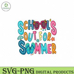 Retro Schools Out For Summer Beach Vibes PNG