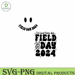 Retro Im Just Here For Field Day 2024 SVG