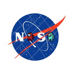 Among Us NASA Svg, Trending Svg, Sus Among Us, Among Us Svg, Funny Among Us, NASA Among Us, NASA Svg, Space Program, Space Agency, NASA Space, NASA Logo Svg