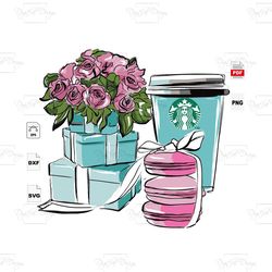Flowers Gifts, Trending, Trending SVG, Trending Now, Starbuck SVG, Starbuck Vector, Starbuck Shirts, Gift Box, Gift Box
