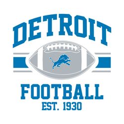 Football Detroit Lions Digital Download Svg