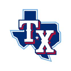 Texas Rangers Map Svg Cricut Digital Download
