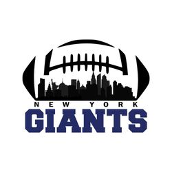 Skyline In A Ball New York Giants Svg Digital Download