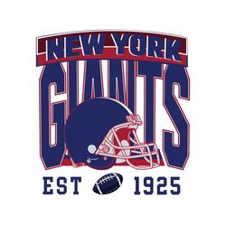 New York Giants Football Est 1925 Svg Digital Download