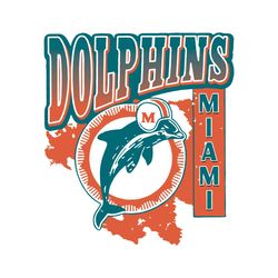 Miami Dolphins Football Logo Svg Digital Download