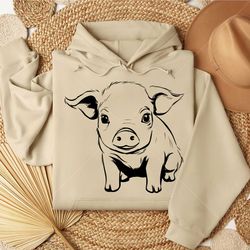 Baby Pig SVG, Baby Pig PNG