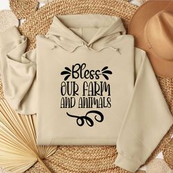 Bless Our Farm and and Animals Farm Svg