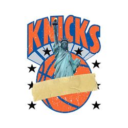 Knicks Basketball Statue Of Liberty New York Png