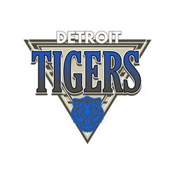 Detroit Tigers 2024 City Connect Baseball Svg