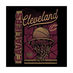 Vintage Cleveland Cavaliers Basketball Since 1970 Png