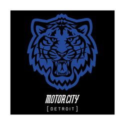Detroit Tigers Motorcity 2024 City Connect Svg