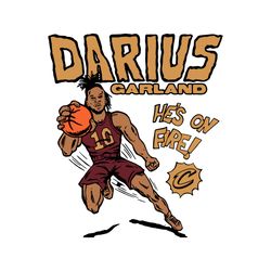 Darius Garland Cleveland Cavaliers Basketball Team Svg