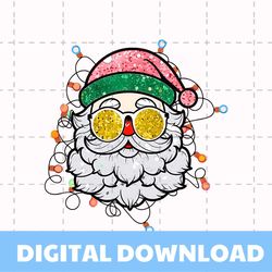 Cute Santa With Sunglasses PNG