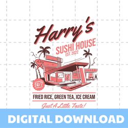 Harrys Sushi House Tracklist SVG